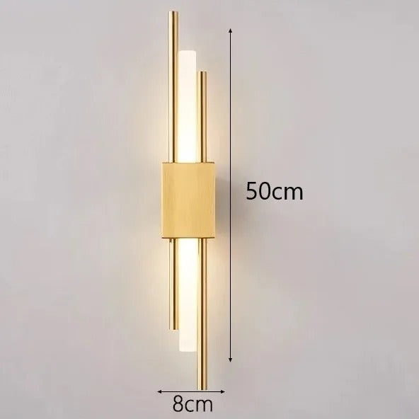 luminária de parede nórdica, iluminação moderna, luminária de parede para sala de estar, iluminação de parede para quarto, luminária de parede LED, iluminação decorativa