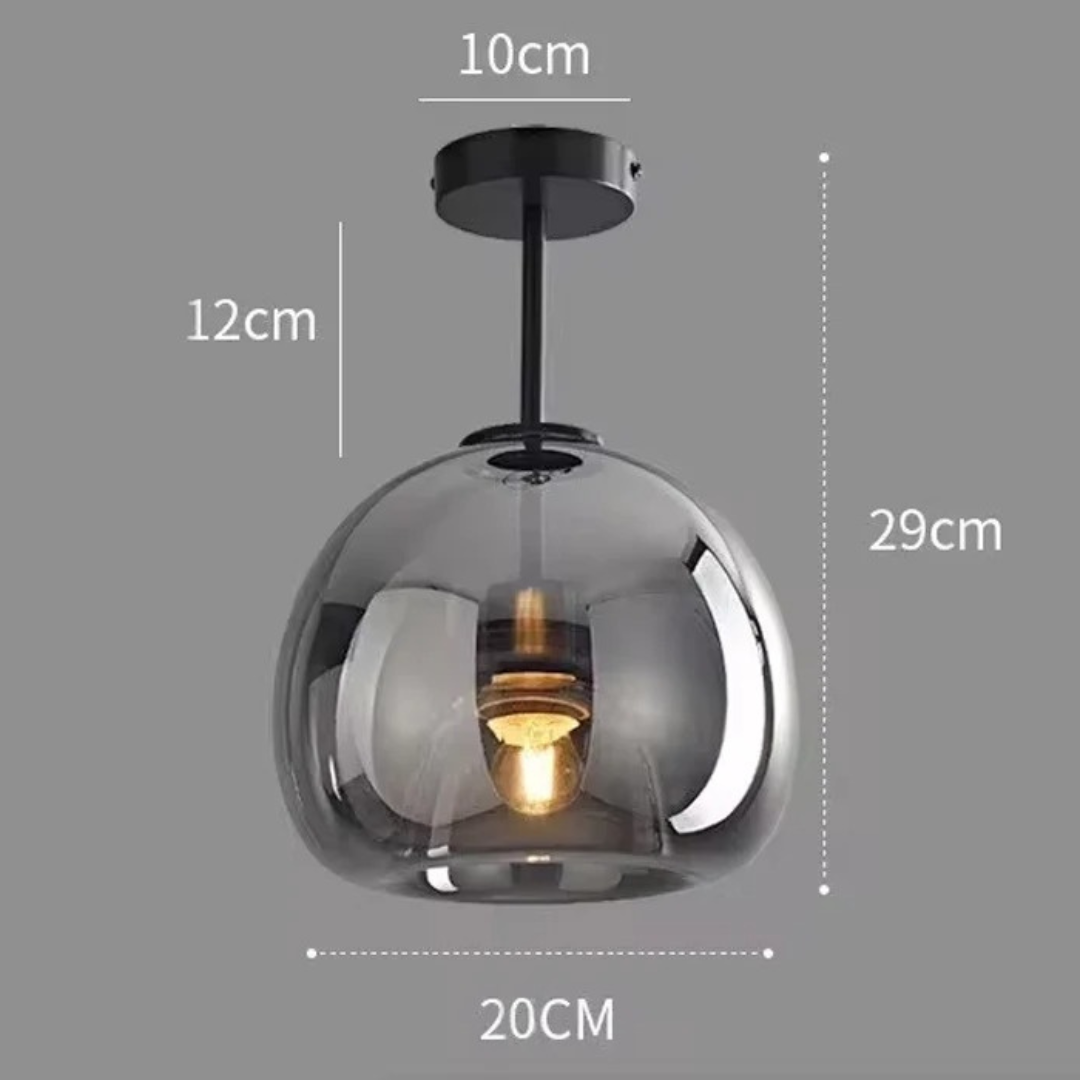 luminária de teto moderna, iluminação minimalista, luminária de vidro, iluminação para sala de jantar, luminária contemporânea, luminária de teto LED