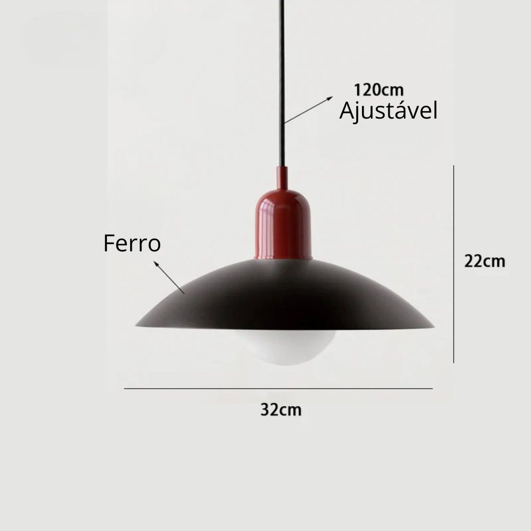 luminaria pendente de teto, 
luminaria pendente,
luminaria de teto ameriaca,
luminaria pendente ameriaca,
luminaria para quarto,
luminaria para teto,
luminaria para sala,
luminaria pendente de ferro,
luminaria de ferro,
luminaria ameriaca de ferro,