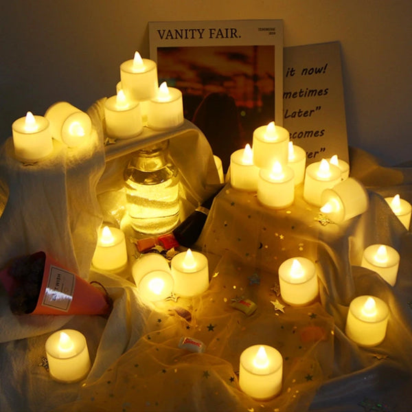 Velas Natalinas LED Lume Prime (Kit 10 unidades)